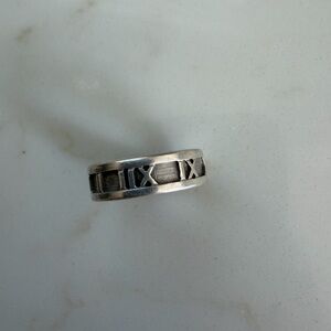 Vintage Tiffany & Co. Sterling Silver Atlas Ring – ’90s Style